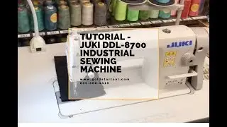 Tutorial - Juki DDL-8700 Industrial Sewing Machine - GoldStarTool.com - 800-868-4419