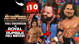 BRAND NEW WRESTLING GAME! 😃 Full Royal Rumble Match & Overview Of RetroMania Wrestling..