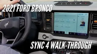 2021 Ford Bronco Sync 4 Walk-Through | Bronco Nation