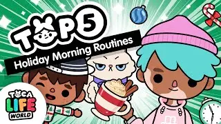 TOP 5 HOLIDAY MORNING ROUTINES ❄️ | Toca Life World