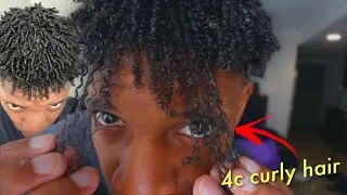 how i finally got 4c curly hair after 4 years