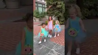 The girls got to meet their favorite celebrity aka cocomelon 😆😍 