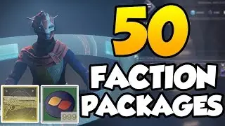 Turning in 1000 Faction Tokens!! Rank 50 FWC Packages [Destiny 2]