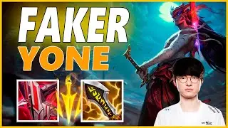 ⚡FAKER YONE MID GAMEPLAY⚡SEASON 12 LEAGUE OF LEGENDS