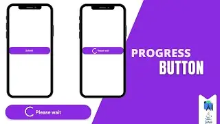 Progress Button in Android||Custom Progress Bar||In Java||Android Tutorial