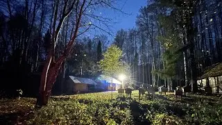 I went alone to the taiga. I spend the night in a hut. Renovating the Storage Room