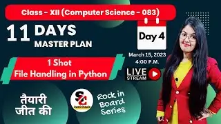 1 Shot Video of File Handling in Python |  Target 70/70 Class 12 Computer Science