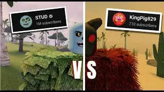 I 1V1 A FAMOUS YOUTUBER(STUD) IN APOCALYPSE RISING 2(ROBLOX)