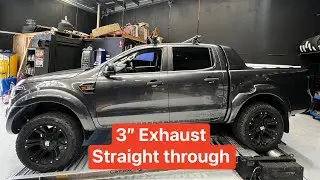 Ford Ranger 3” turbo back exhaust. What does it sound like?