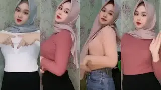 TIKTOK JILBAB TEMBEM BODY GOALS GOYAN SUPER HOT TT GEDE BIKIN CANDU DAN TEGANG 🤤🔥