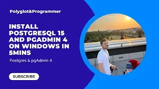 How to Install  PostgreSQL on Windows 10 / Windows 11 in 5 Minutes? PostgreSQL 15! 2023!
