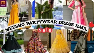 Meesho Partywear Dress Haul 👗| Designer Dress Haul | lehenga | Suit | Gown | #meeshohaul #viralvideo