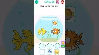 Help Goldfish find her true love ❤️🐟🐡 #shorts #gameplay #gaming #shortsviral