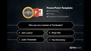 Who wants to be a Millionaire - PowerPoint Template Tutorial | Free Download with SlideLizard