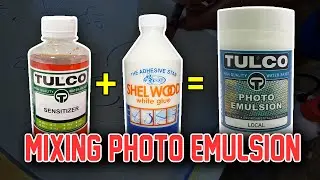 HOW TO MAKE PHOTO EMULSION FOR SILKSCREEN PRINTING