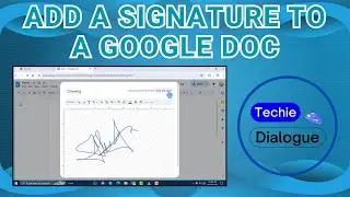 How to Add a Signature to a Google Docs