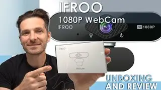 IFROO 1080P HD Webcam Unboxing and Review | Best Webcam For $25?