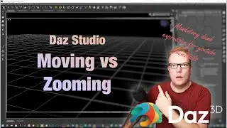 [Daz Studio] Camera Moving vs Zooming