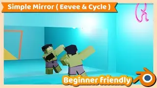 Blender Tutorial : How to Create Mirror or Reflection in Blender 3.0 ( Eevee and Cycle )