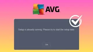 Uninstalling AVG: Setup is already running, Please try to start the setup later