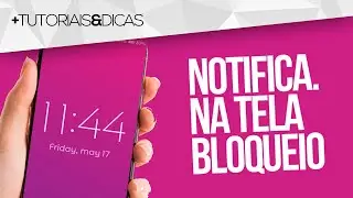 Como configurar NOTIFICAÇÕES da TELA DE BLOQUEIO no CELULAR Samsung