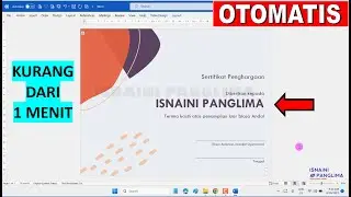 Cara Membuat Sertifikat atau Undangan Hanya Bermodalkan Microsoft Word