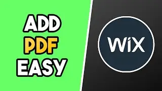 How to Add PDF File to Wix Website (2021)