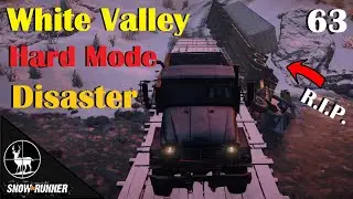 Valley Pipeline Building ⚠️ SnowRunner Hard Mode ⚠️ Alaskan Contracts