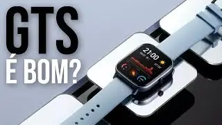 Smartwatch Amazfit GTS - É bom? Tem GPS? A prova dágua? Melhor que BIP/GTR? - Amazift GTS Brasil