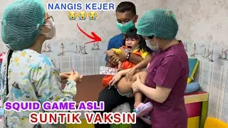 SQUID GAME ASLI SUNTIK VAKSIN NANGIS KEJER 😭 | QIFA AGUNG