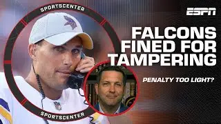 Atlanta Falcons fined $300K for tampering in Kirk Cousins signing 🚨 Schefty reports | SportsCenter