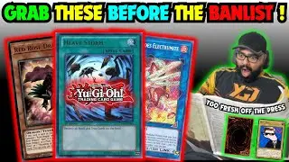 URGENT! GRAB THESE YUGIOH CARDS BEFORE THE BANLIST HITS!