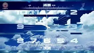 Часы с 43 секунды и начало новостей (Первый канал Европа, 14.06.2020 