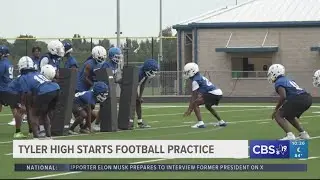 UNDER THE LIGHTS: Tyler High kicks off 1st week of practice ahead of 2024 season