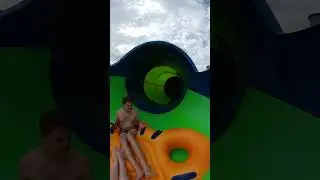 Incredible Wall Water Slide at Funfields Water Park #shorts