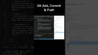 git tutorial, git add, commit & push 