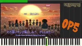 Inazuma Eleven Opening 5 - GOOD Kita! (Piano Tutorial) [Synthesia]