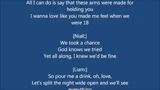 One Direction - 18 Lyrics