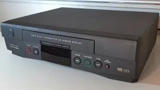 1998 GE VGE 805AU VCR VHS Tape Rewind