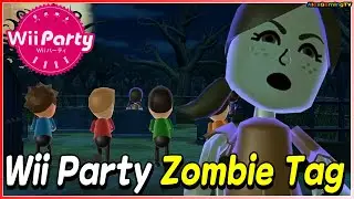 Wii Party - Zombie Tag continuous play!  (Wii 파티, 좀비술래잡기게임!! ) Let's Start !  | AlexGamingTV