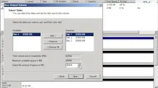 Create Striped Volume (RAID 0) in Windows OS