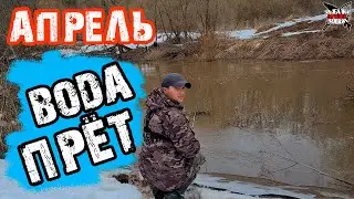 ВЕСНА СИЛЬНЫЙ РАЗЛИВ РЕК. РЫБАЛКА НА ПОПЛАВОК В АПРЕЛЕ.