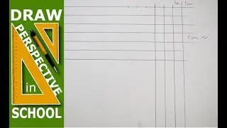 Draw in Perspective School - Lesson 1/2. - Practice: Draw parallel straight lines with ruler!