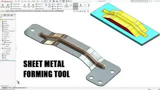 Sheet Metal - Forming Tool 2 | Solidworks Tutorials