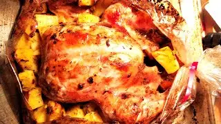 Сочная курица запечная целиком/ juicy whole baked chicken