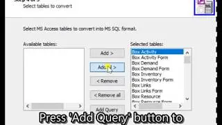 How to migrate MS Access to SQL Server