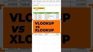 Vlookup Vs Xlookup in Excel 💯💥Difference between Vlookup and Xlookup 