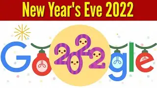 New Year's Eve 2022 Google Doodle