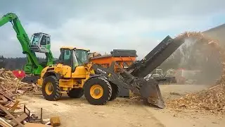 Amazing Dangerous Powerful Wood Chipper Machines, Fastest Tree Shredder Machines Working