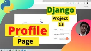 Create a user profile page in Django || Django Profile page || Login & Signup || #8 || O.nitin353